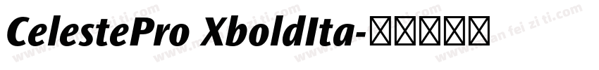 CelestePro XboldIta字体转换
